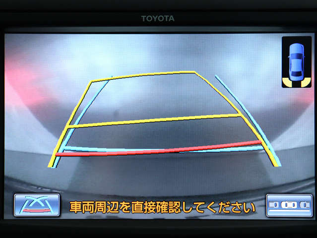 【バックカメラ装備】
大きな車でも安心のバックカメラを完備!
後方も視認できるので安心安全に駐車可能!