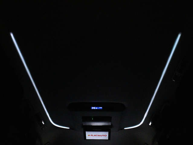 夜間に室内を照らしてくれるルームライトで
す