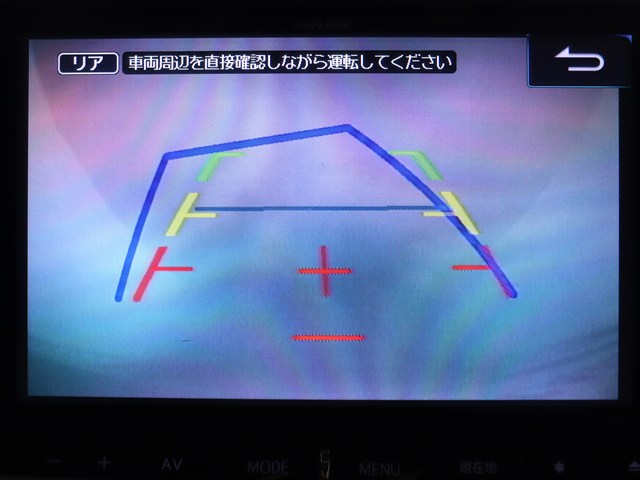 【バックカメラ装備】
大きな車でも安心のバックカメラを完備!
後方も視認できるので安心安全に駐車可能!
