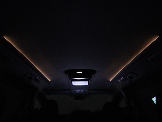 夜間に室内を照らしてくれるルームライトで
す