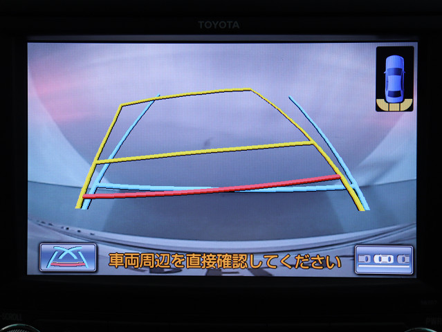 【バックカメラ装備】
大きな車でも安心のバックカメラを完備!
後方も視認できるので安心安全に駐車可能!