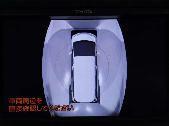 【パノラミックビューモニター　搭載】
全方位確認可能な３６０度カメラ完備です!
オプション価格１０万円オーバーの高級装備