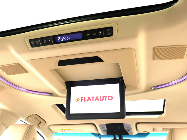 【電動後席モニター】ＪＢＬサウンド専用！
電動開閉後席フリップダウンモニターです。
５．１ｃｈサウンド対応、１７スピーカーの
専用音響システムとなり、人気の装備になり
ます。