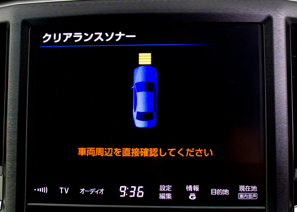 クリアランスソナーが付いています！フロン
ト＆リアにセンサーがあり、障害物に近づく
と警告音が鳴りドライバーへお知らせ！すご
く便利な人気装備です！！