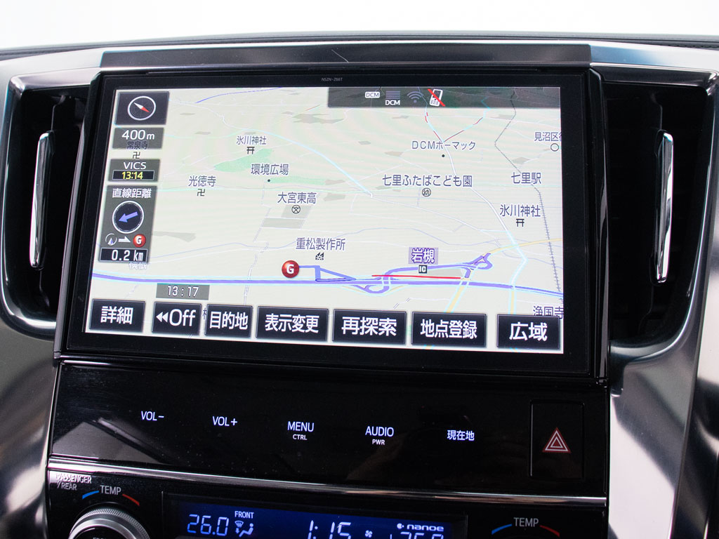 ★純正SDナビ★人気ディーラーオプションの
ナビを装着！便利な機能満載です！