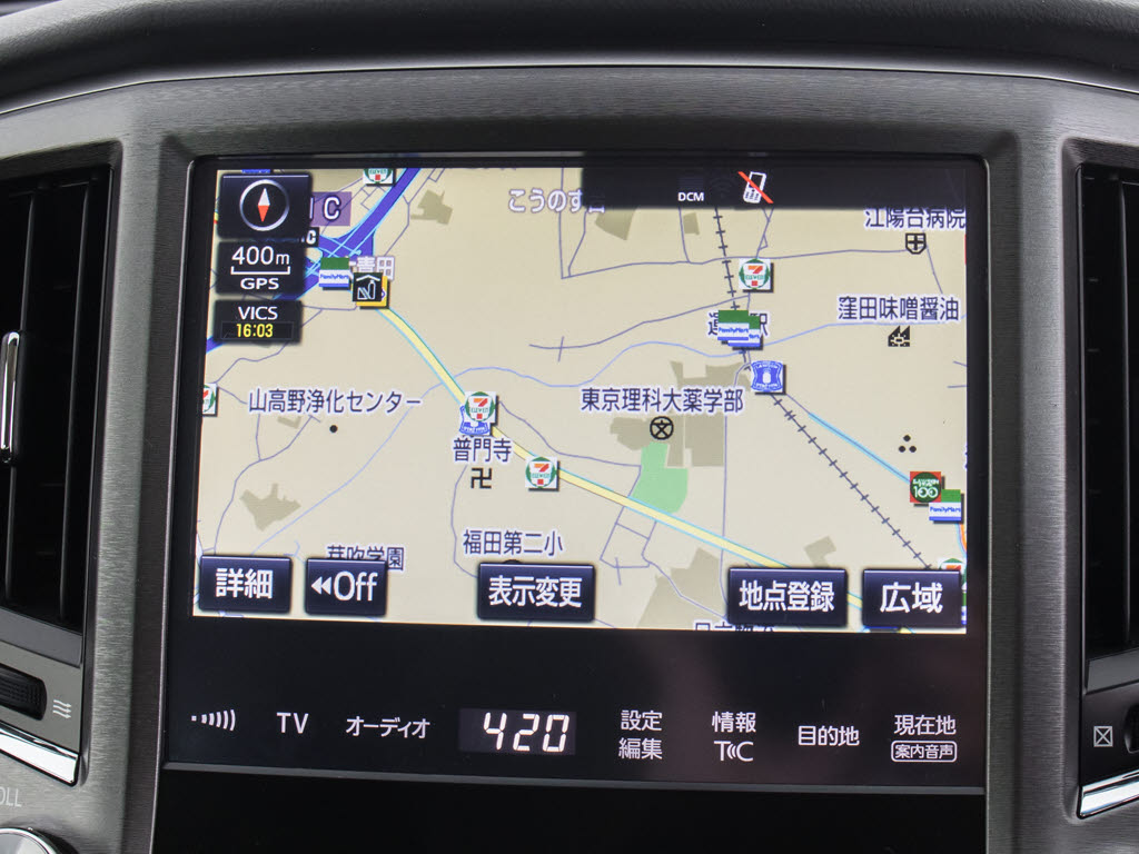 メーカー純正の大画面ＳＤナビが装備されて
います！操作も簡単！見やすい！純正だから
こその使いやすさ！