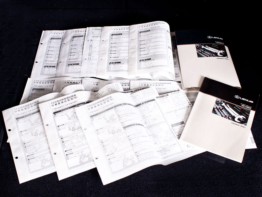 過去の点検記録簿も複数枚確認済！定期メン
テナンス実施済！