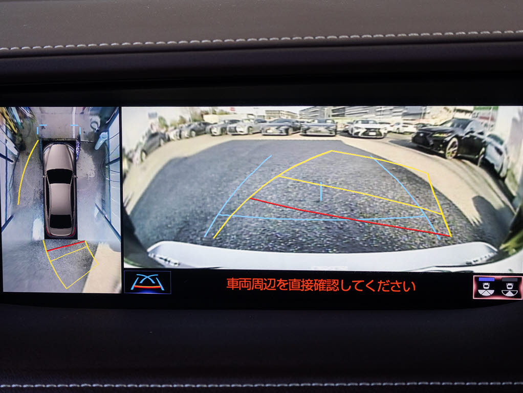 ３６０度全周囲カメラパノラミックビューモ
ニター！