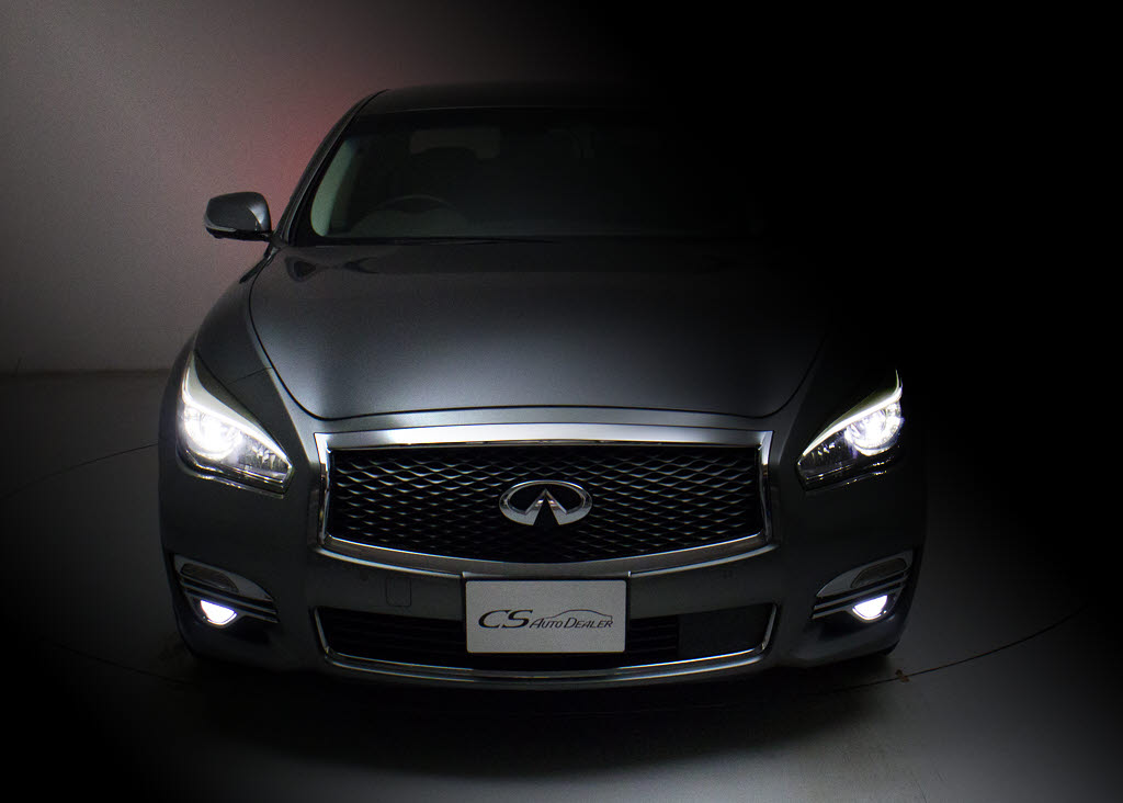 フロントビューの存在感をご覧ください！！
ヘッドライトは視界良好のライト、さらにフ
ォグライト搭載。デザイン性も高いのが特権
です。