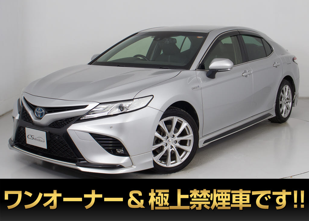 カムリ　ＷＳレザーＰ　禁煙ワンオーナー　ＴＲＤフルエアロ　黒本革　