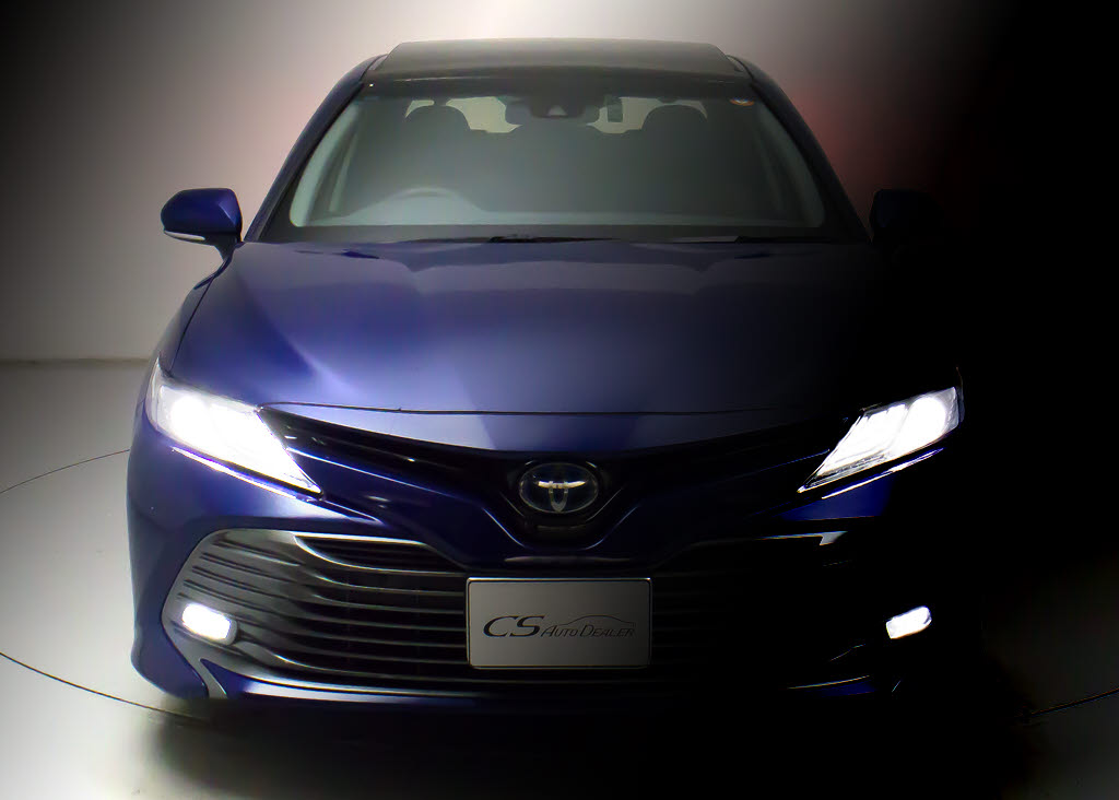 フロントビューの存在感をご覧ください！！
ヘッドライトは視界良好のライト、さらにフ
ォグライト搭載。デザイン性も高いのが特権
です。