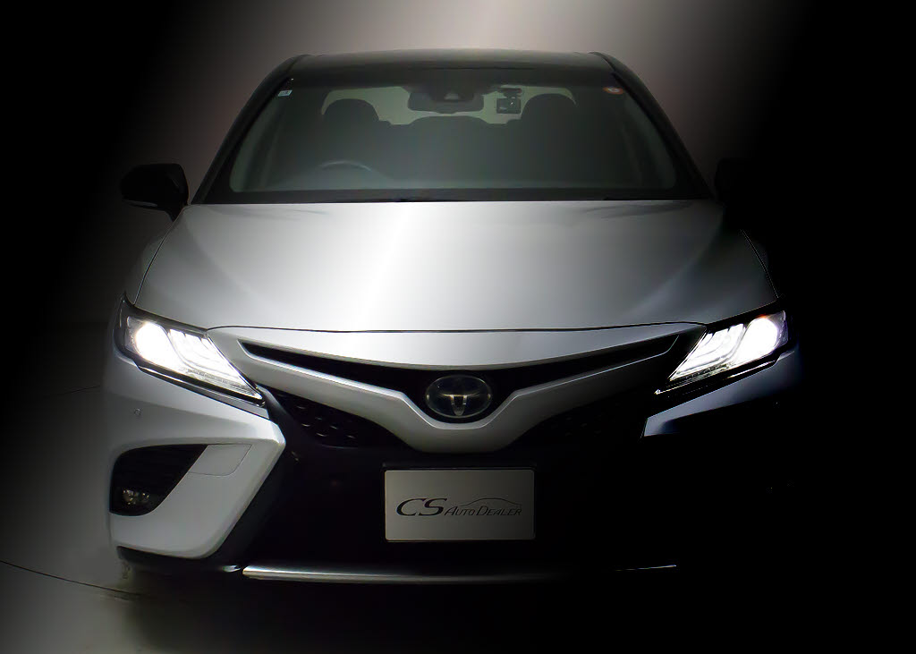 フロントビューの存在感をご覧ください！！
ヘッドライトは視界良好のライト、さらにフ
ォグライト搭載。デザイン性も高いのが特権
です。