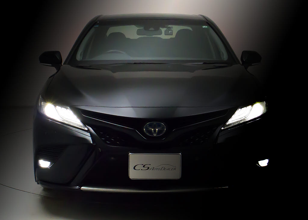 フロントビューの存在感をご覧ください！！
ヘッドライトは視界良好のライト、さらにフ
ォグライト搭載。デザイン性も高いのが特権
です。