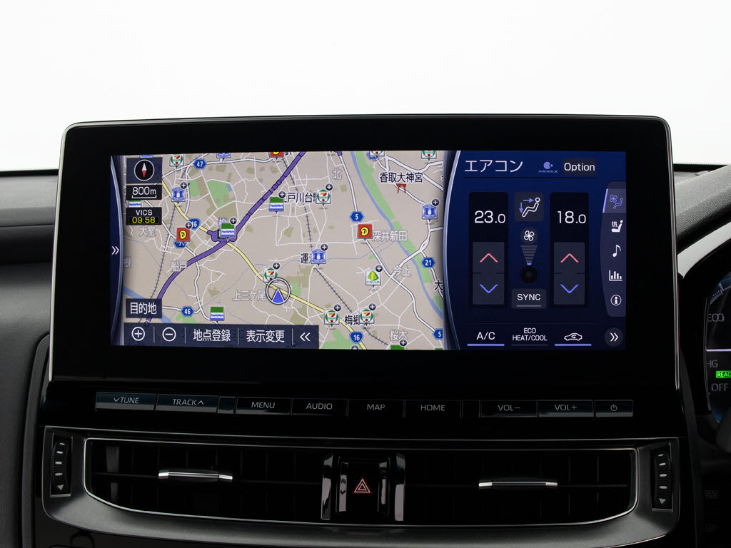 トヨタマルチオペレーションタッチ機能付き
の大画面ＳＤナビ！１２．３インチディスプ
レイ！Ｂｌｕｅｔｏｏｔｈやスマホ連携も対
応！