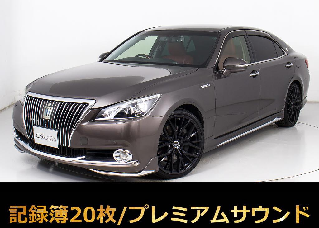 マジェスタＨＶ　３．５最上級Ｆ　禁煙エアロ　黒革　後席ＶＩＰ