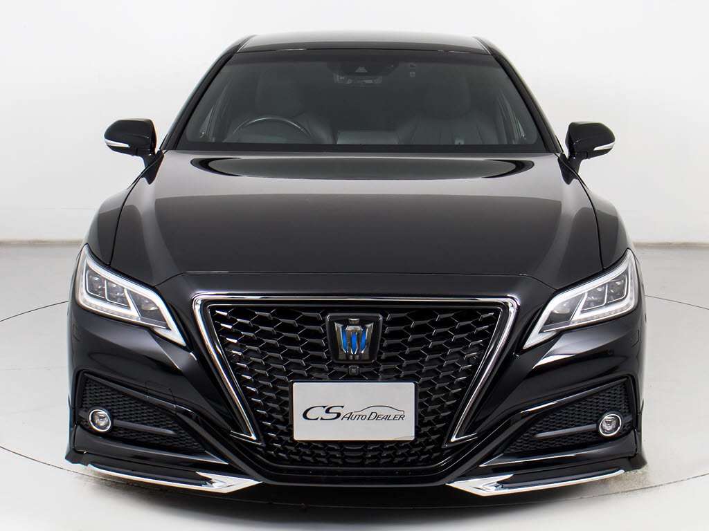 クラウンＨＶ　２．５Ｇ　後期　禁煙　ＯＰ１８ＡＷ　モデリスタ　黒革