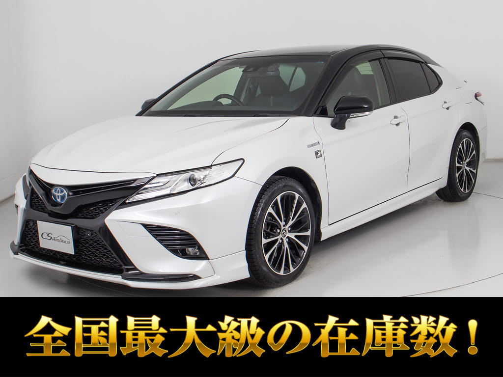 カムリ　ＷＳ　禁煙　ＴＲＤエアロ＆４本出しマフラー　セーフティセンス