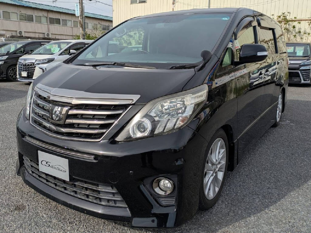 アルファード　２４０ＳタイプＧ　サンルーフ　ローダウン　リアモニ　両自