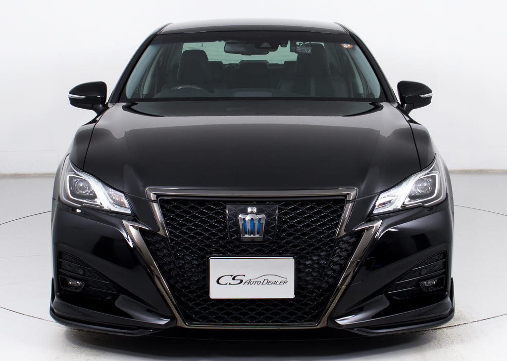 クラウンＨＶ　２．５アスリートＧ　Ｊカラー【天空】白革　３６０カメラ