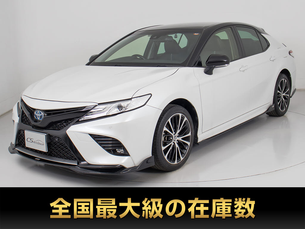 カムリ　ＷＳレザーＰＫＧ　ＪＢＬサウンド　ＢＳＭ　黒本革　プリクラ