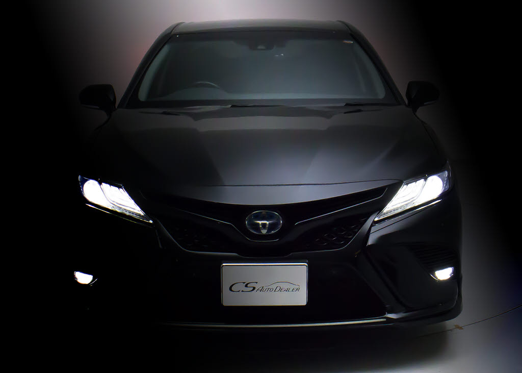 フロントビューの存在感をご覧ください！！
ヘッドライトは視界良好のライト、さらにフ
ォグライト搭載。デザイン性も高いのが特権
です。