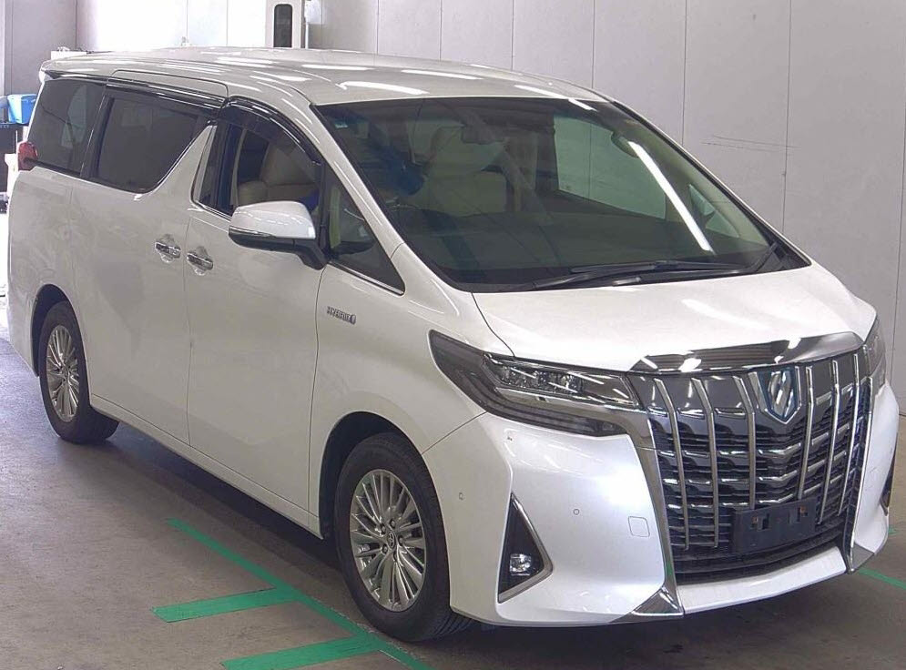 アルファードＨＶ　ＧＦ　４ＷＤ　ＪＢＬ　リアエンタメ　革シート　禁煙車