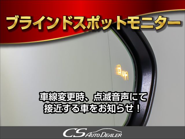 ＢＳＭ（ブラインドスポット）モニター装備
！死角の車の接近をお知らせしてくれる安全
装備になります！