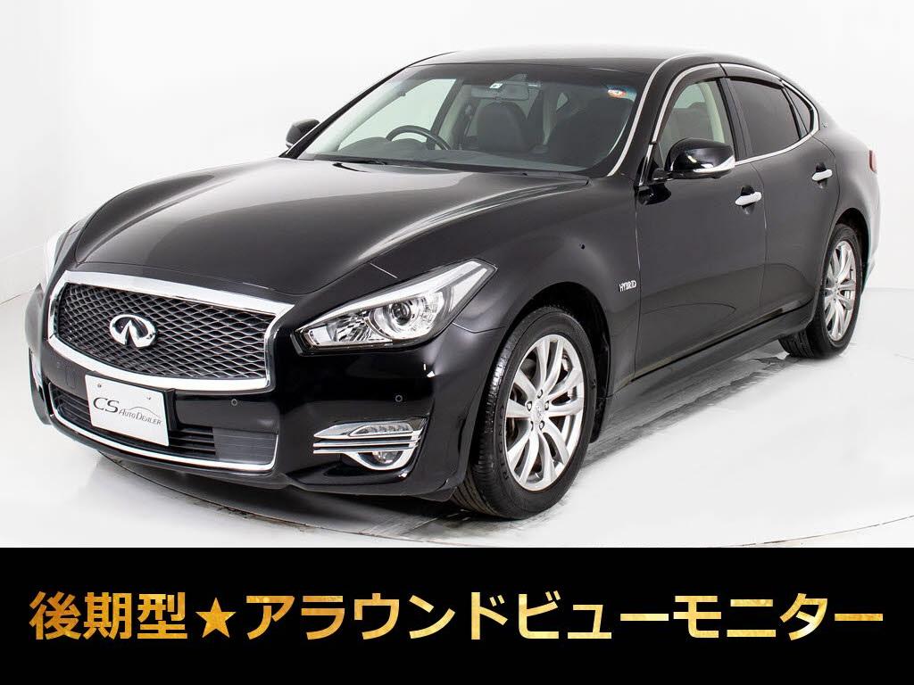 フーガ　ＨＶ-ＶＩＰ　後期型　黒本革シート　アラウンドビュー