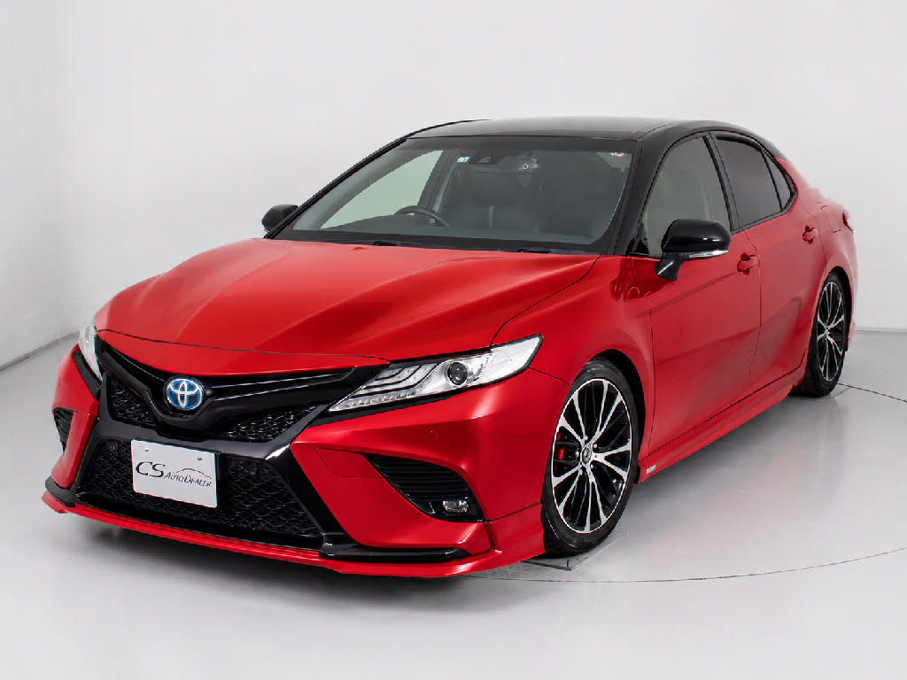 カムリ　ＷＳ　ワンオーナー　ＴＲＤフルエアロ＆マフラー　ＢＳＭ　プリクラッシュ