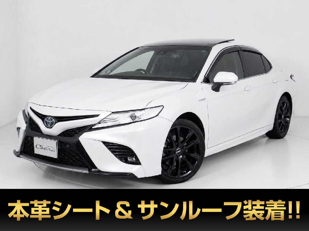 カムリ　ＷＳレザーＰＫＧ　サンルーフ　ＪＢＬサウンド　４本出しマフラー　