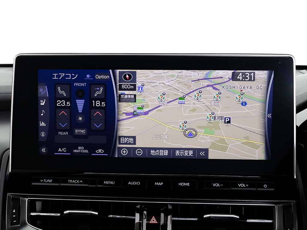 トヨタマルチオペレーションタッチ機能付き
の大画面ＳＤナビ！１２．３インチディスプ
レイ！Ｂｌｕｅｔｏｏｔｈやスマホ連携も対
応！