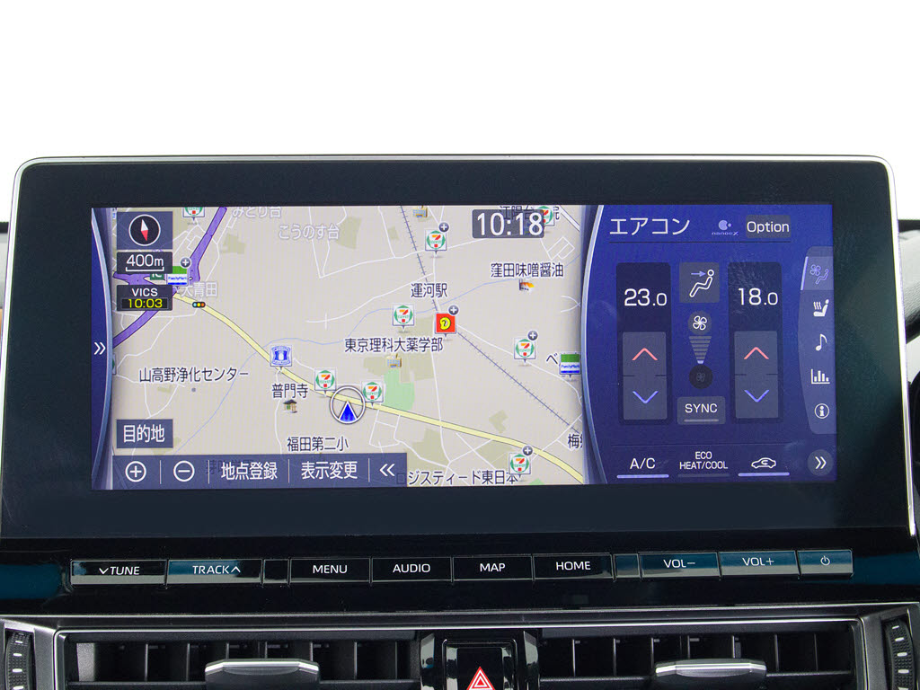 トヨタマルチオペレーションタッチ機能付き
の大画面ＳＤナビ！１２．３インチディスプ
レイ！Ｂｌｕｅｔｏｏｔｈやスマホ連携も対
応！