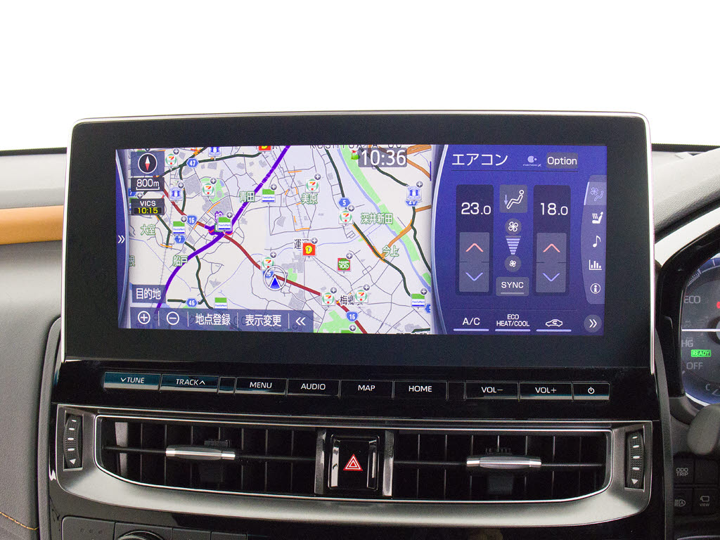トヨタマルチオペレーションタッチ機能付き
の大画面ＳＤナビ！１２．３インチディスプ
レイ！Ｂｌｕｅｔｏｏｔｈやスマホ連携も対
応！