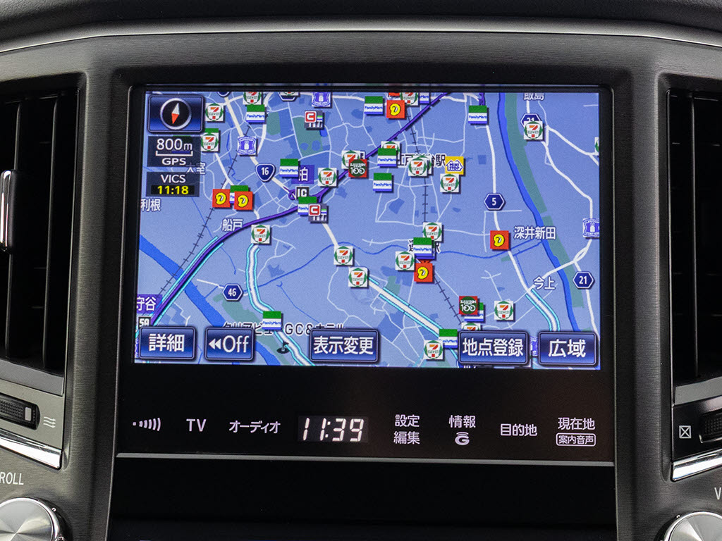 メーカー純正の大画面HDDナビが装備されて
います！操作も簡単！見やすい！純正だから
こその使いやすさ！