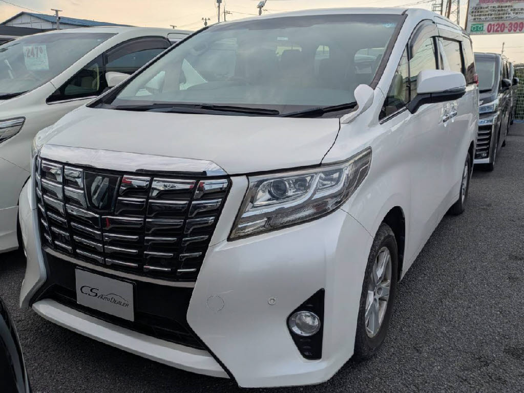 アルファード　２．５Ｘ　４ＷＤ　８人乗り　後席モニター　禁煙車
