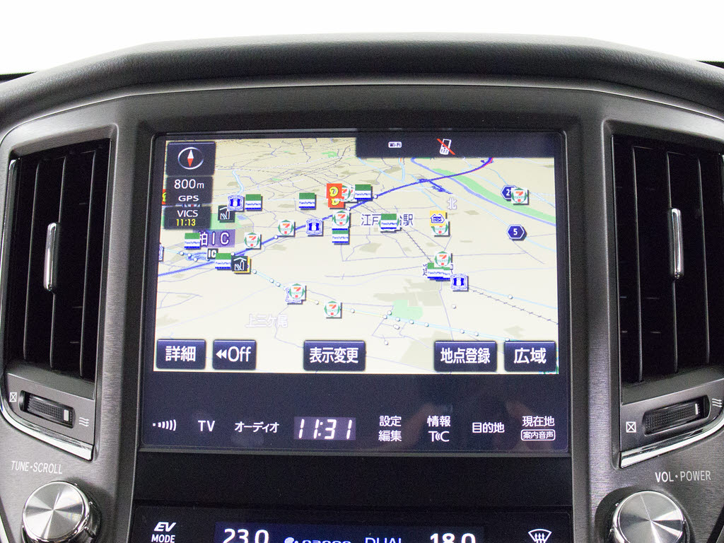 メーカー純正の大画面SDナビが装備されてい
ます！操作も簡単！見やすい！純正だからこ
その使いやすさ！