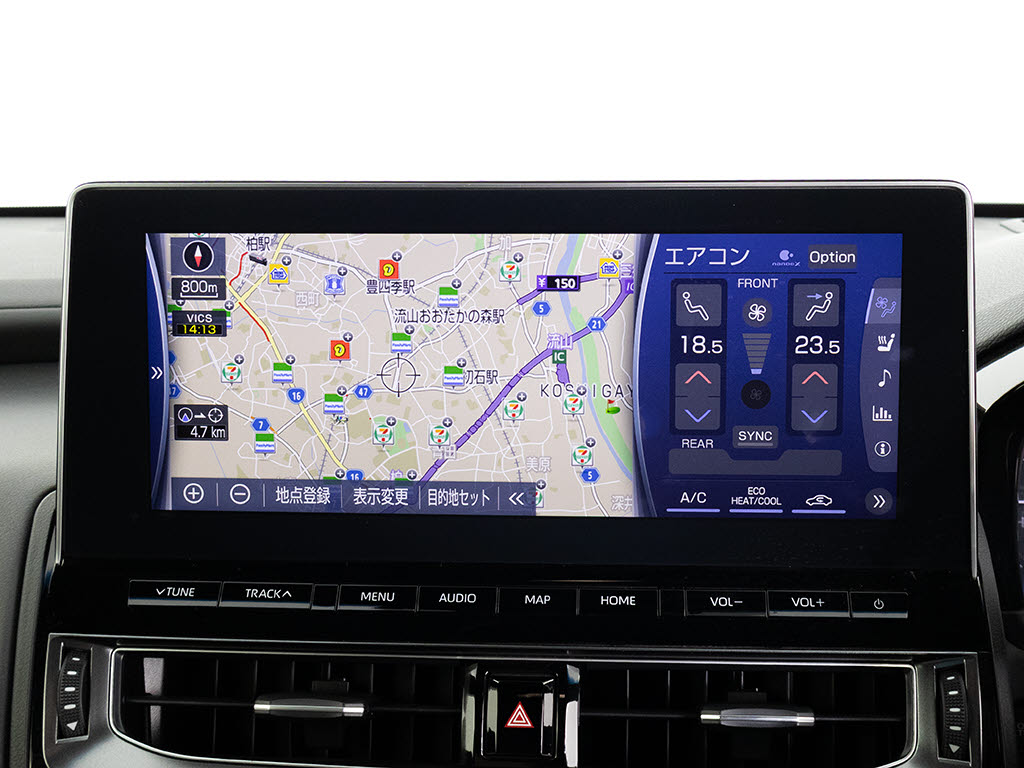 トヨタマルチオペレーションタッチ機能付き
の大画面ＳＤナビ！１２．３インチディスプ
レイ！Ｂｌｕｅｔｏｏｔｈやスマホ連携も対
応！
