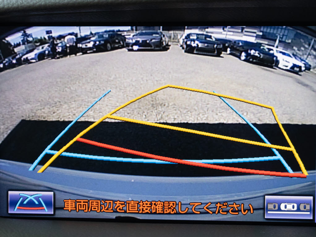 ガイドライン付カラーバックカメラ！