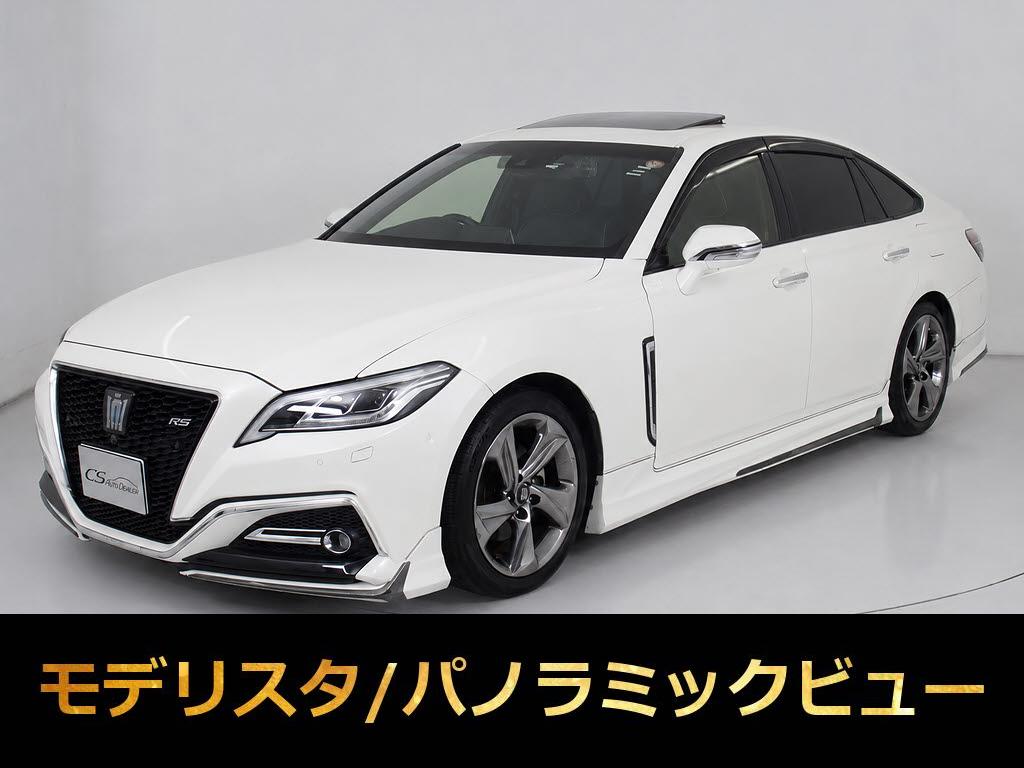 クラウンＨＶ　２．５ＲＳ　サンルーフ　モデリスタ　黒本革　３６０カメラ