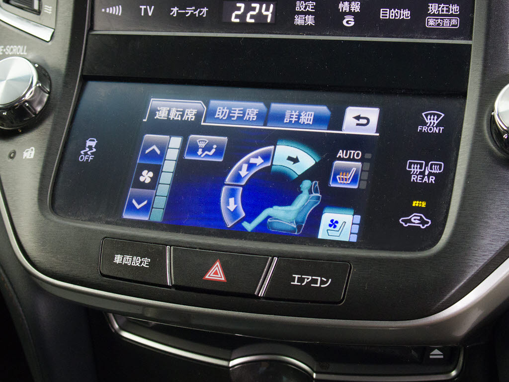 快適エアシート＆シートヒーターを装備して
います！高級車ならではの装備です！シート
が暖まる機能！シートから冷風が出る機能！
どちらも付いています！！寒い冬も、暑い夏
も快適にご乗車頂けます！！