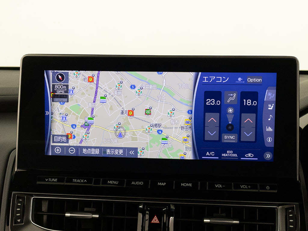 トヨタマルチオペレーションタッチ機能付き
の大画面ＳＤナビ！１２．３インチディスプ
レイ！Ｂｌｕｅｔｏｏｔｈやスマホ連携も対
応！