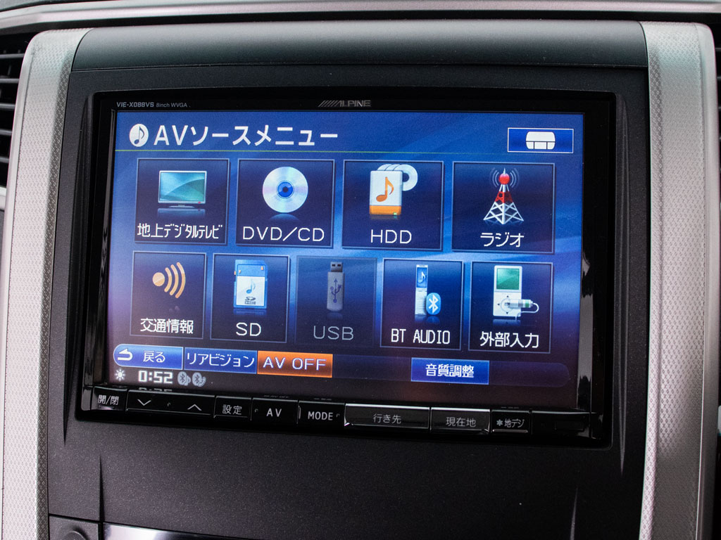 ★各種メディア対応★CD&DVDはもちろん
BluetoothやUSBなどでスマホ等も接続可能！