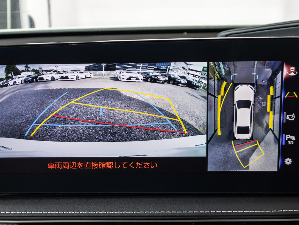 360度全周囲カメラパノラミックビューモニ
ター完備