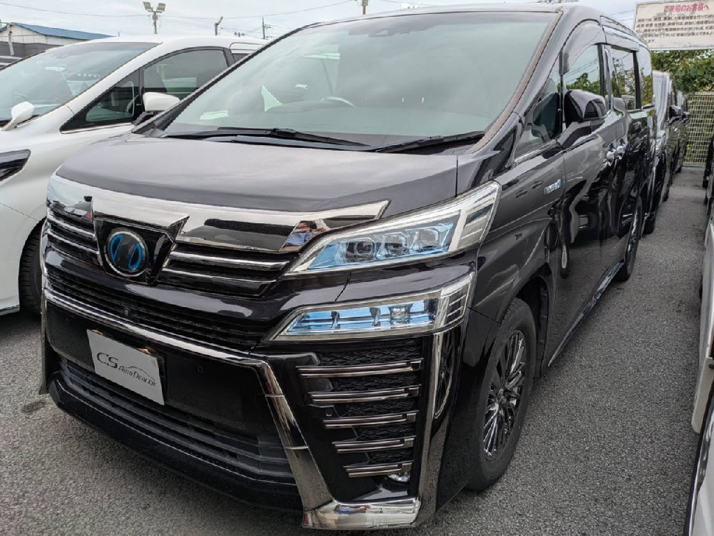 ヴェルファイアＨＶ　Ｘ　Ｅ-Ｆｏｕｒ-４ＷＤ　リアモニター　両側パワスラ　