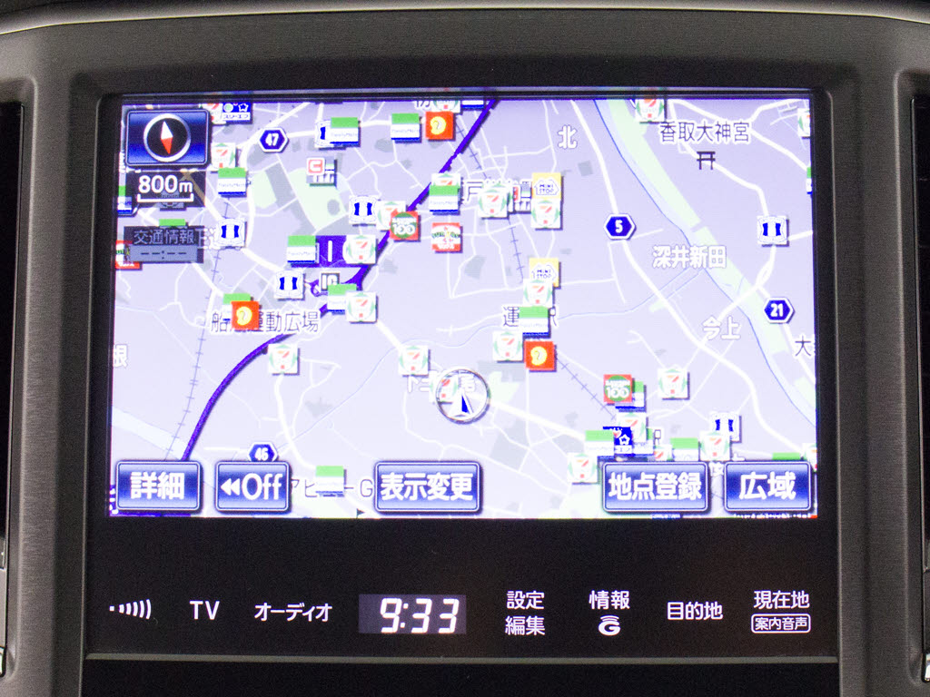メーカー純正のHDDナビが装備されています
！操作も簡単！見やすい！純正だからこその
使いやすさ！