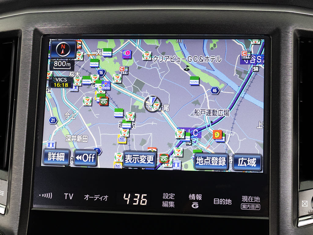 メーカー純正のHDDナビが装備されています
！操作も簡単！見やすい！純正だからこその
使いやすさ！