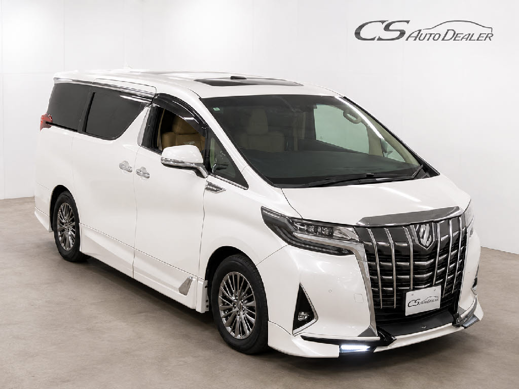 アルファード　２．５Ｓ-Ｃ　ＴＲＤエアロ　１０インチ大ナビ　禁煙車