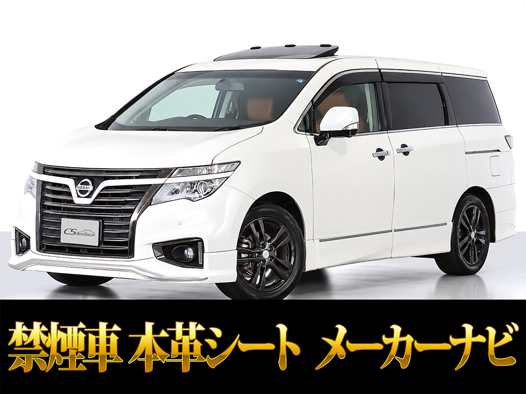 エルグランド　３５０ライダー　ハイパフォーマンススペック　白本革