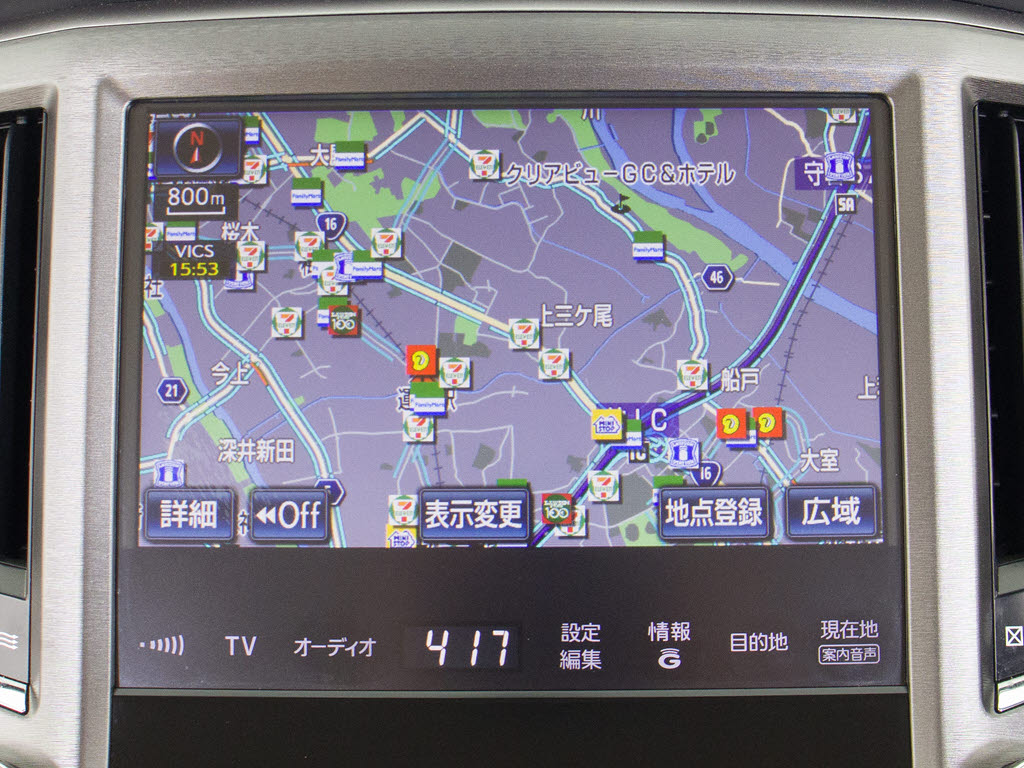 メーカー純正のHDDナビが装備されています
！操作も簡単！見やすい！純正だからこその
使いやすさ！