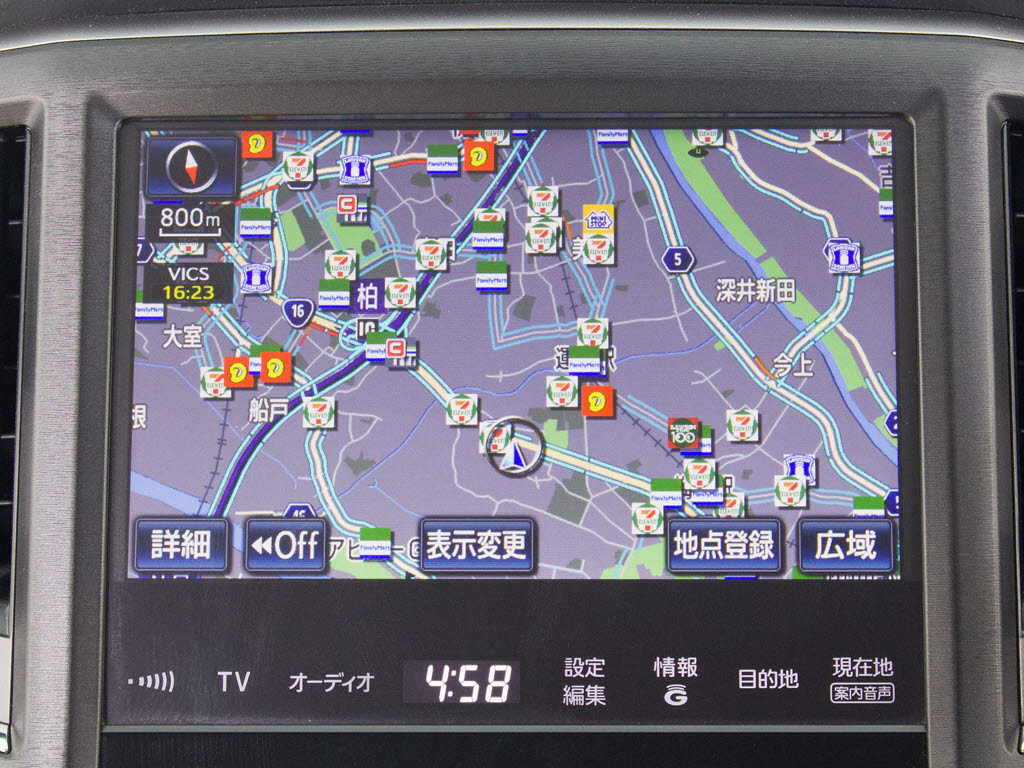 メーカー純正のHDDナビが装備されています
！操作も簡単！見やすい！純正だからこその
使いやすさ！